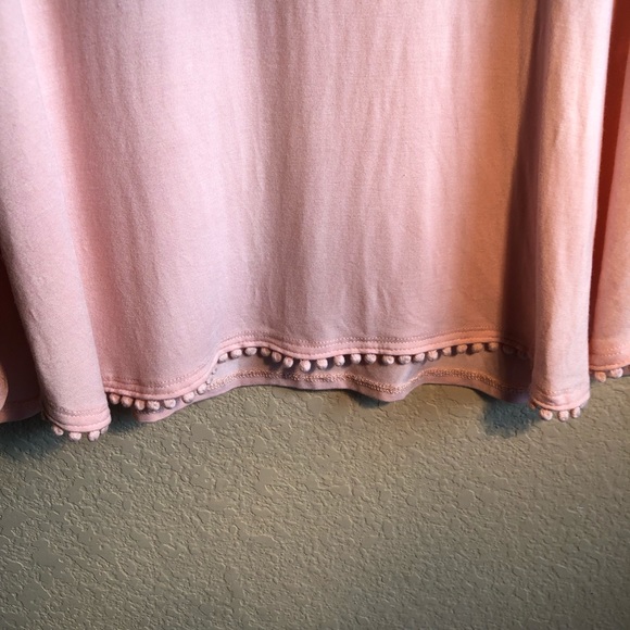 Cupio Blouse with PomPom trim detail on front and sides, Pink, Large, pre-owned - Picture 6 of 14